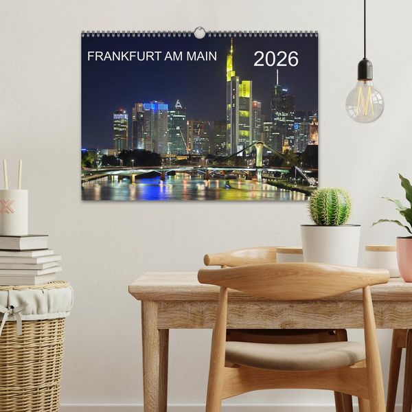 Produktbild: Frankfurt am Main (Wandkalender 2026 DIN A3 quer), CALVENDO Monatskalender