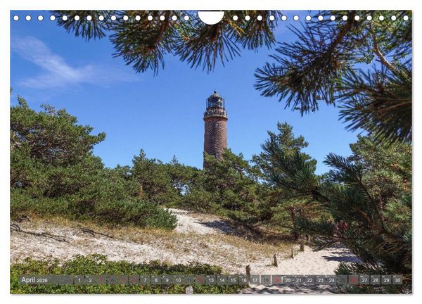 Produktbild: Fischland Dar&szlig; Zingst - wie gemalt (Wandkalender 2026 DIN A4 quer), CALVENDO Monatskalender