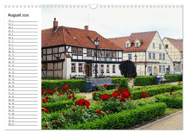 Produktbild: Tangerm&uuml;nde - Fachwerk- und Backsteinbauten-Stadt an der Elbe (Wandkalender 2026 DIN A3 quer), CALVENDO Monatskalender