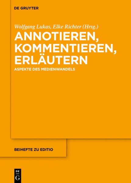 Produktbild: Annotieren, Kommentieren, Erl&auml;utern