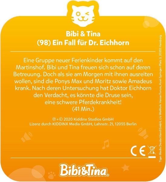 Produktbild: tigercard - Bibi & Tina - Ein Fall f&uuml;r Dr. Eichhorn