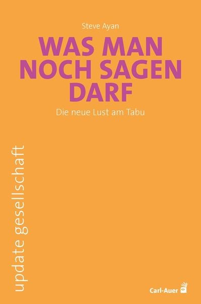 Produktbild: Was man noch sagen darf