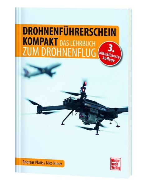 Produktbild: Drohnenf&uuml;hrerschein kompakt. Das Lehrbuch zum Drohnenflug