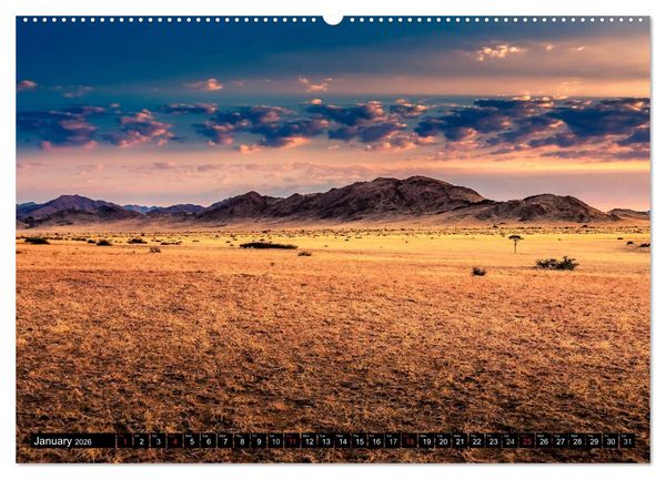 Produktbild: Namibia - Colours and Light (High Quality Premium Wall Calendar 2026 DIN A2 landscape),CALVENDO 12 Month Wall Calendar