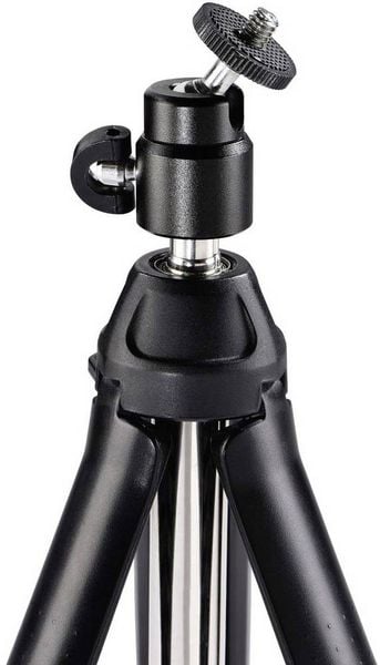 Produktbild: Hama Multi \"4in1\" Tischstativ 1/4 Zoll Arbeitsh&ouml;he=20 - 90 cm Schwarz inkl. Smartphonehalter