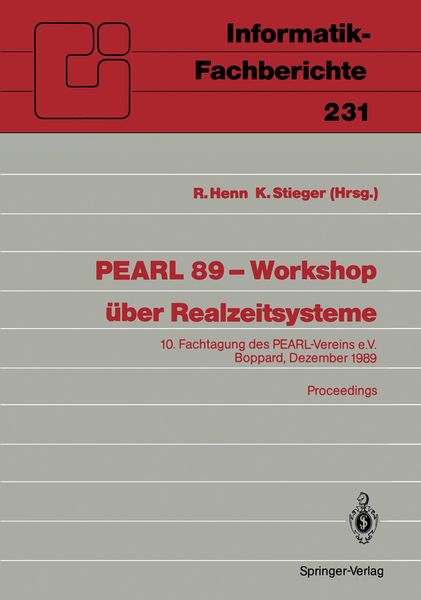 PEARL 89 — Workshop über Realzeitsysteme