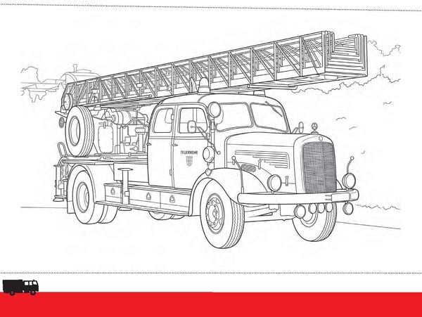 Produktbild: Feuerwehr Malbuch