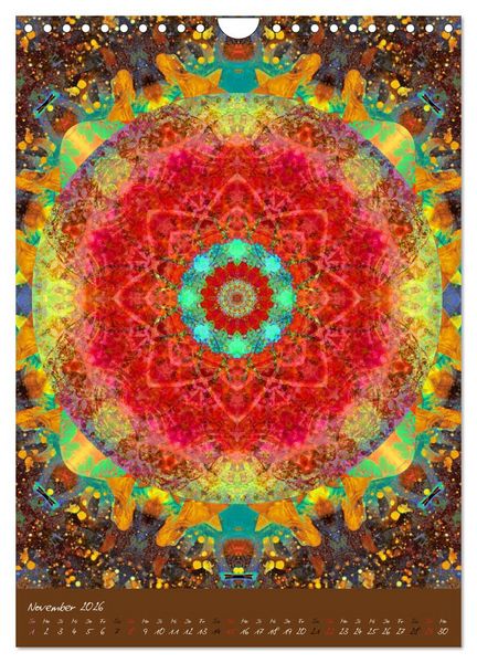 Produktbild: FLORALE MANDALAS (Wandkalender 2026 DIN A4 hoch), CALVENDO Monatskalender