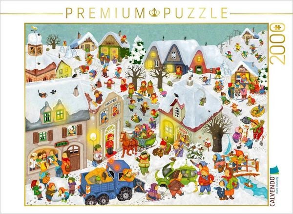 Produktbild: CALVENDO Puzzle Winterferien | 2000 Teile Lege-Gr&ouml;&szlig;e 90x67cm Foto-Puzzle f&uuml;r gl&uuml;ckliche Stunden