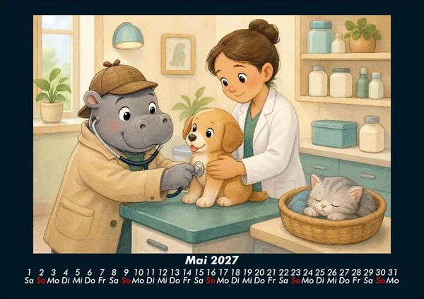 Produktbild: Sashito entdeckt Traumberufe 2027 Fotokalender DIN A5