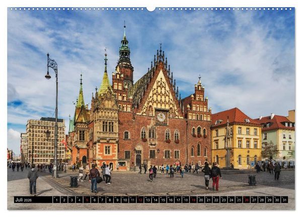 Produktbild: Ein Wochenende in Breslau (Wandkalender 2026 DIN A2 quer), CALVENDO Monatskalender