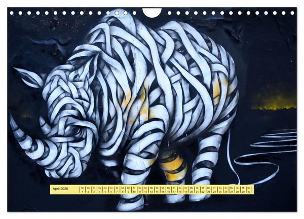 Produktbild: Street Art in London - cool, stylisch und hochprofessionell (Wandkalender 2026 DIN A4 quer), CALVENDO Monatskalender