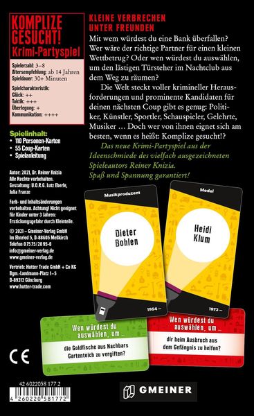 Produktbild: Komplize gesucht!