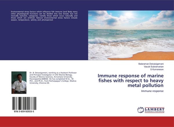 Produktbild: Immune response of marine fishes with respect to heavy metal pollution