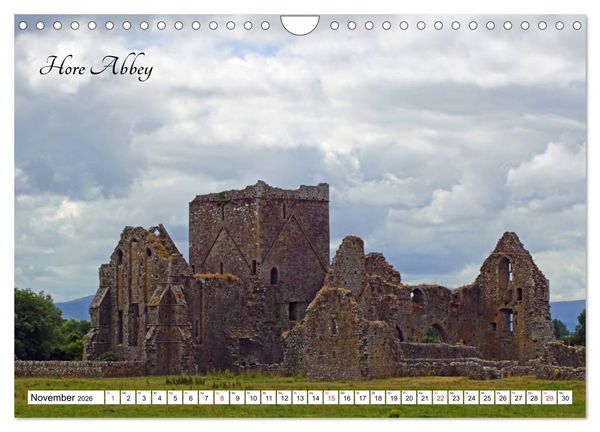 Produktbild: Irland - Abteien und Burgen (Wandkalender 2026 DIN A4 quer), CALVENDO Monatskalender