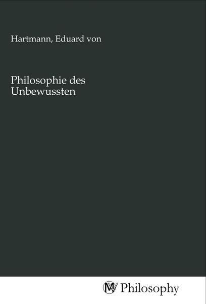 Produktbild: Philosophie des Unbewussten