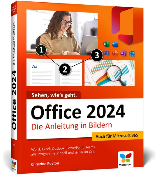 Office 2024, Taschenbuch von Christine Peyton, Vierfarben, 9783842110601