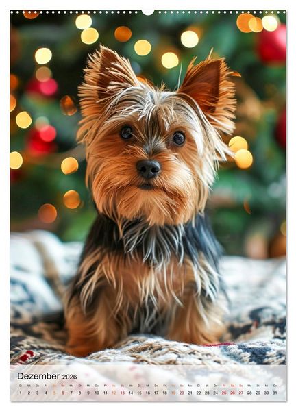 Produktbild: Yorkshire Terrier - ein Hund mit starkem Charakter (Wandkalender 2026 DIN A2 hoch), CALVENDO Monatskalender