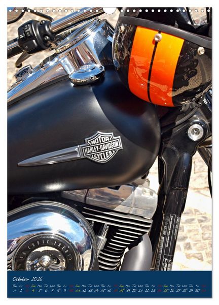 Produktbild: Harley Davidson in Details (Wall Calendar 2026 DIN A3 portrait), CALVENDO 12 Month Wall Calendar