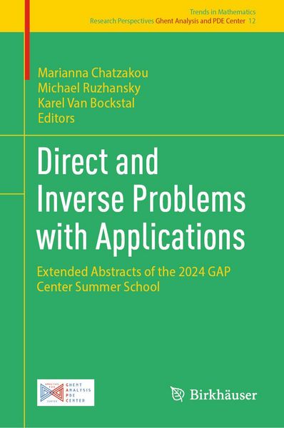 Produktbild: Direct and Inverse Problems with Applications