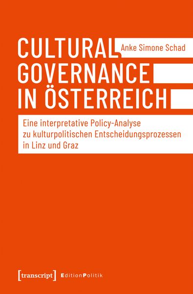 Produktbild: Cultural Governance in &Ouml;sterreich