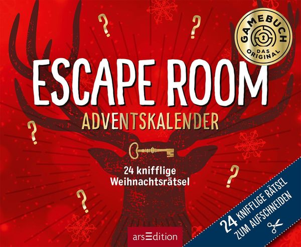 24 knifflige Weihnachtsrätsel. Escape Room Adventskalender