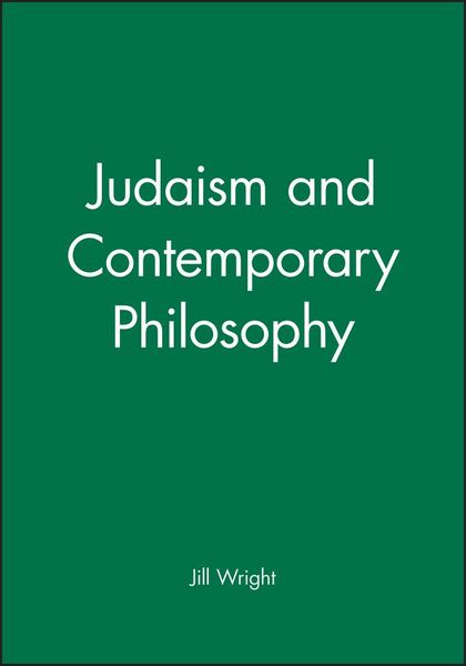 Produktbild: Wright, J: Judaism and Contemporary Philosophy