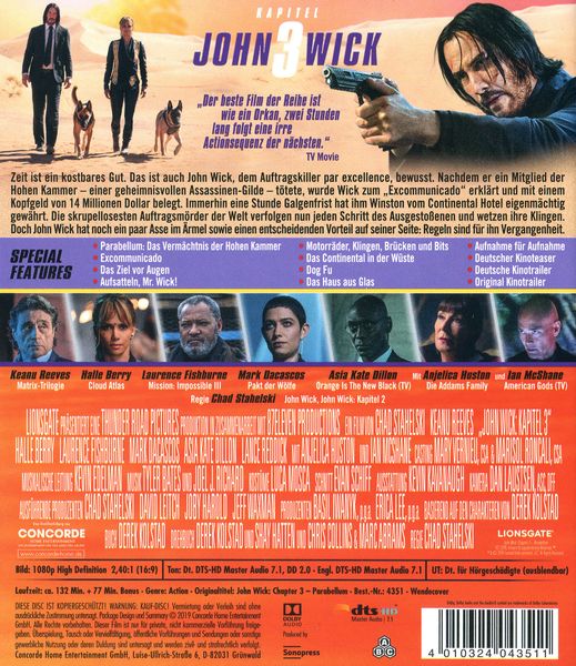 Produktbild: John Wick: Kapitel 3