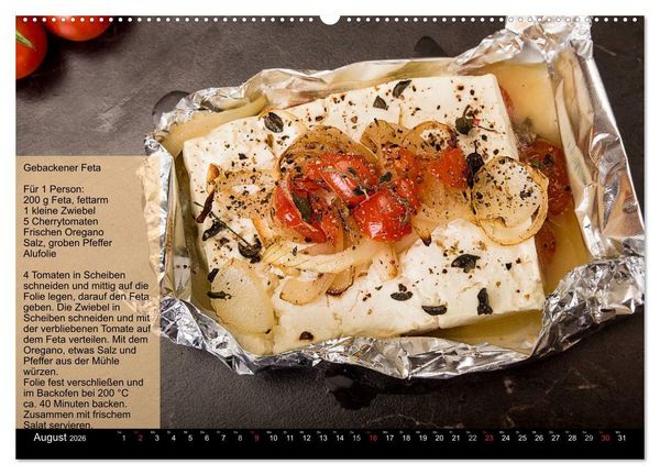 Produktbild: Low Carb - Leichte Rezepte f&uuml;r jeden Tag (hochwertiger Premium Wandkalender 2026 DIN A2 quer), Kunstdruck in Hochglanz
