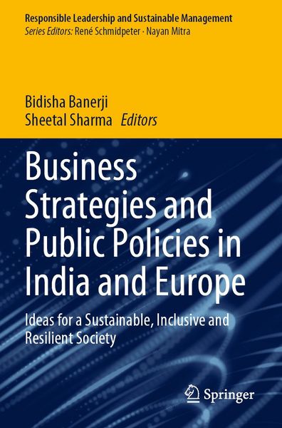 Produktbild: Business Strategies and Public Policies in India and Europe