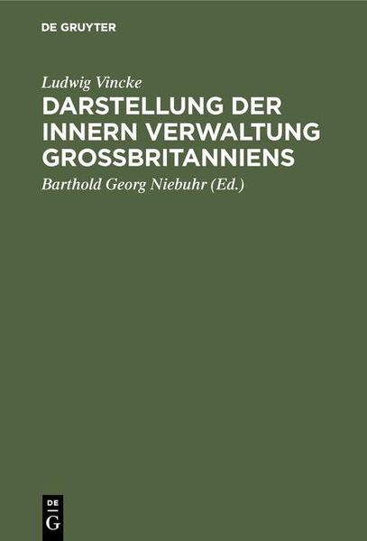 Produktbild: Darstellung der innern Verwaltung Gro&szlig;britanniens