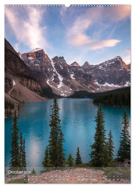 Produktbild: Die kanadischen Rockies (Wandkalender 2026 DIN A2 hoch), CALVENDO Monatskalender
