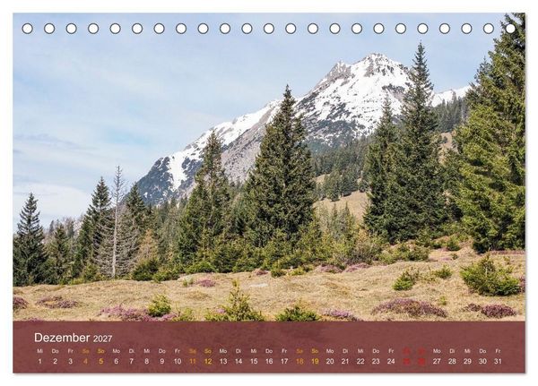 Produktbild: Leutasch - sch&ouml;ne Bergwelt (Tischkalender 2027 DIN A5 quer), CALVENDO Monatskalender