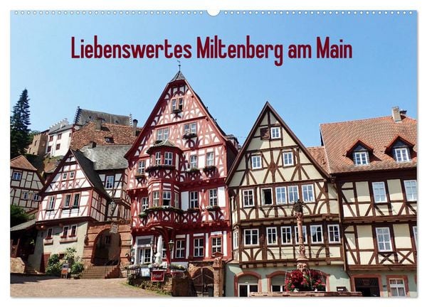 Produktbild: Liebenswertes Miltenberg am Main (Wandkalender 2026 DIN A2 quer), CALVENDO Monatskalender
