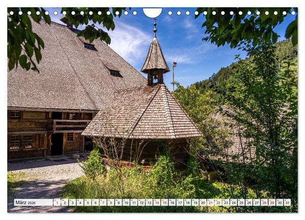 Produktbild: Urlaubsregion Schwarzwald (Wandkalender 2026 DIN A4 quer), CALVENDO Monatskalender