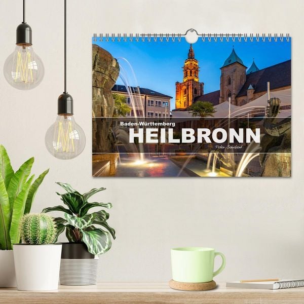 Produktbild: Baden-W&uuml;rttemberg - Heilbronn (Wandkalender 2026 DIN A4 quer), CALVENDO Monatskalender