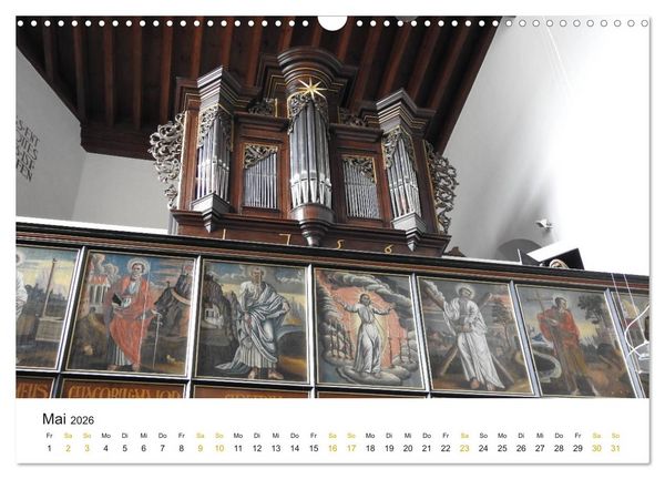 Produktbild: Fantastische Welt der Orgeln (Wandkalender 2026 DIN A3 quer), CALVENDO Monatskalender