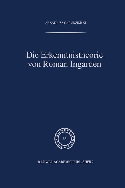 Produktbild: Die Erkenntnistheorie von Roman Ingarden