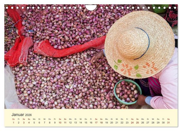 Produktbild: Leben in Myanmar (Wandkalender 2026 DIN A4 quer), CALVENDO Monatskalender