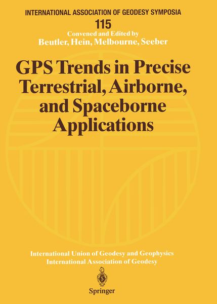 Produktbild: GPS Trends in Precise Terrestrial, Airborne, and Spaceborne Applications