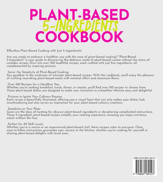 Produktbild: 5-Ingredient Plant-Based Cookbook
