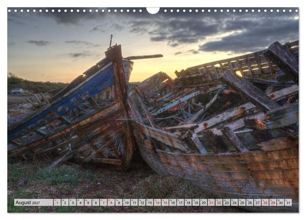 Produktbild: Cimeti&egrave;re de Bateaux de Rostellec (Wandkalender 2027 DIN A3 quer), CALVENDO Monatskalender
