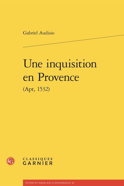 Produktbild: Une inquisition en Provence : Apt, 1532