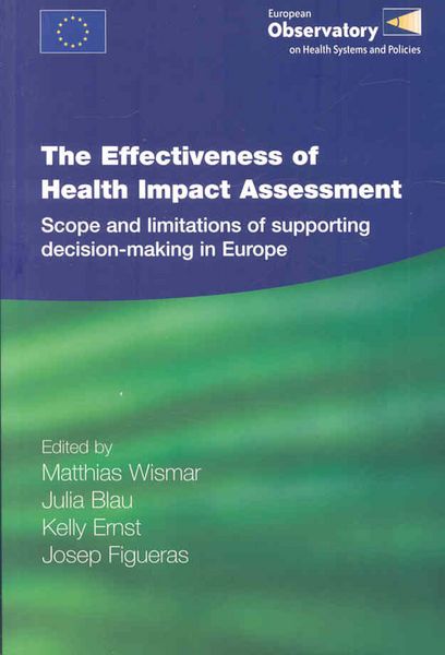 Produktbild: The Effectiveness of Health Impact Assessment