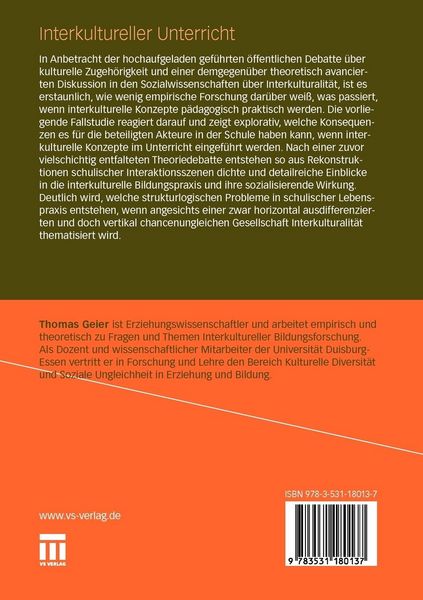 Produktbild: Interkultureller Unterricht