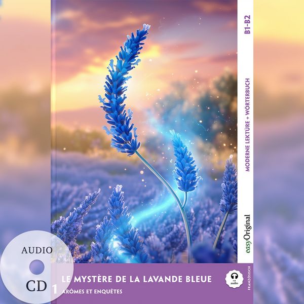 Produktbild: Le Myst&egrave;re de la Lavande Bleue - Franz&ouml;sische Krimi-Lekt&uuml;re B1-B2 (+ Audio-CD)