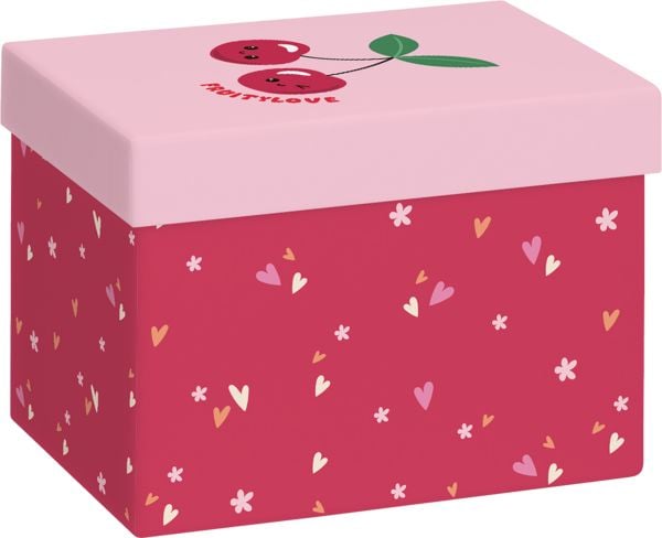 Produktbild: Geschenkbox A6+ Yumi rot dunkel