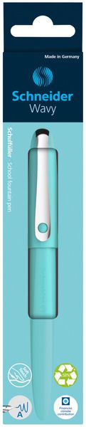 Schneider Schreiblernfüller Wavy Feder A türkis Kartonetui