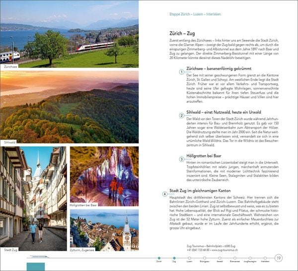 Produktbild: Hallwag Reisef&uuml;hrer Grand Train Tour of Switzerland, deutsche Ausgabe