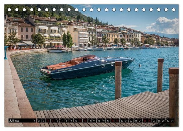 Produktbild: Gardasee - Impressionen aus der Lombardei (Tischkalender 2026 DIN A5 quer), CALVENDO Monatskalender